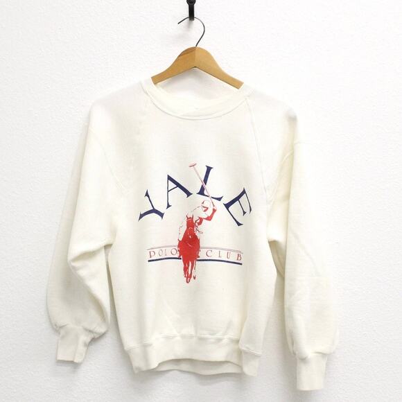 Vintage Yale Polo Club Sweatshirt Small